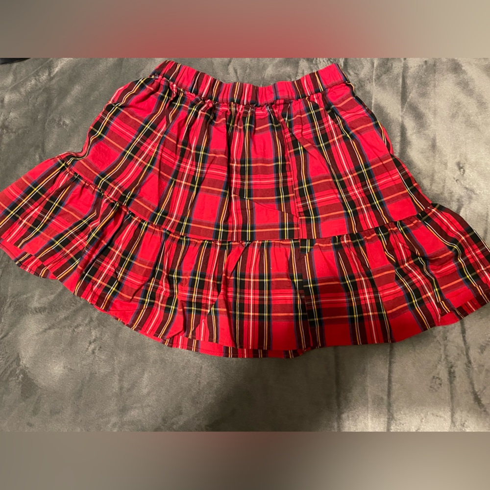 Crewcuts plaid holiday skirt size 8. Worn once!